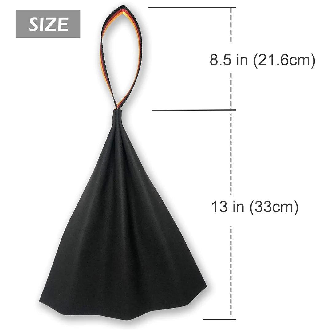 Interactive Flirt Pole for Dogs, Leather Bite Rag, Dog Chew Toys, Puppy Ball Toys for Teething Small and Large Dogs